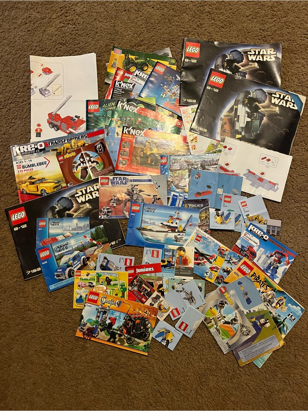 Lego Instructions / Lego City / Lego Star Wars / Lego Pirates